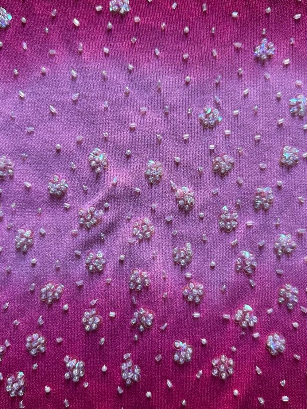 Pink beaded top - Picture 4 of 6